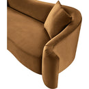  Manufacturer Color_Saddle -- Destin 70" Saddle Velvet Upholstered Loveseat IMAGE 12