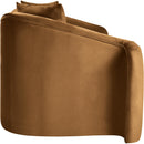  Manufacturer Color_Saddle -- Destin 70" Saddle Velvet Upholstered Loveseat IMAGE 7