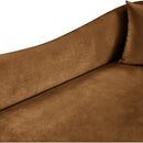  Manufacturer Color_Saddle -- Destin 70" Saddle Velvet Upholstered Loveseat IMAGE 8