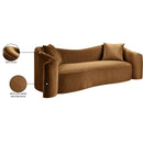  Manufacturer Color_Saddle -- Destin 91" Saddle Velvet Upholstered Sofa IMAGE 18