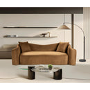 Meridian Destin Saddle Velvet Sofa IMAGE 2