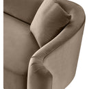  Manufacturer Color_Taupe -- Destin Taupe Velvet Upholstered Chair IMAGE 12