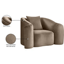  Manufacturer Color_Taupe -- Destin Taupe Velvet Upholstered Chair IMAGE 18