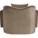  Manufacturer Color_Taupe -- Destin Taupe Velvet Upholstered Chair IMAGE 5