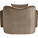 Meridian Destin Taupe Velvet Chair IMAGE 5