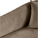  Manufacturer Color_Taupe -- Destin Taupe Velvet Upholstered Chair IMAGE 8