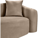  Manufacturer Color_Taupe -- Destin Taupe Velvet Upholstered Chair IMAGE 9