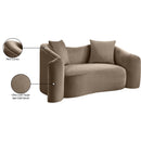  Manufacturer Color_Taupe -- Destin 70" Taupe Velvet Upholstered Loveseat IMAGE 18