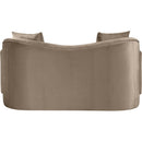  Manufacturer Color_Taupe -- Destin 70" Taupe Velvet Upholstered Loveseat IMAGE 5