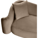  Manufacturer Color_Taupe -- Destin 91" Taupe Velvet Upholstered Sofa IMAGE 10