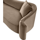  Manufacturer Color_Taupe -- Destin 91" Taupe Velvet Upholstered Sofa IMAGE 12