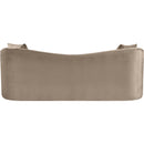  Manufacturer Color_Taupe -- Destin 91" Taupe Velvet Upholstered Sofa IMAGE 5