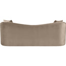 Meridian Destin Taupe Velvet Sofa IMAGE 5