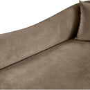  Manufacturer Color_Taupe -- Destin 91" Taupe Velvet Upholstered Sofa IMAGE 8