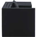  Manufacturer Color_Black -- Meridian Everett Stationary Leather Look Chair IMAGE 7
