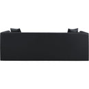  Manufacturer Color_Black -- Meridian Everett Stationary Leather Look Sofa IMAGE 3