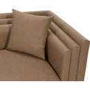  Manufacturer Color_Brown -- Everett Brown Vegan Leather Upholstered Chair IMAGE 10