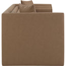  Manufacturer Color_Brown -- Everett 88.5" Brown Vegan Leather Upholstered Sofa IMAGE 7