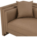  Manufacturer Color_Brown -- Everett 88.5" Brown Vegan Leather Upholstered Sofa IMAGE 9