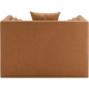  Manufacturer Color_Cognac -- Everett Cognac Vegan Leather Upholstered Chair IMAGE 3