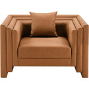  Manufacturer Color_Cognac -- Everett Cognac Vegan Leather Upholstered Chair IMAGE 5