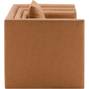  Manufacturer Color_Cognac -- Everett Cognac Vegan Leather Upholstered Chair IMAGE 7