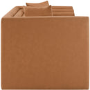  Manufacturer Color_Cognac -- Everett 67" Cognac Vegan Leather Upholstered Loveseat IMAGE 7