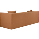  Manufacturer Color_Cognac -- Everett 88.5" Cognac Vegan Leather Upholstered Sofa IMAGE 6