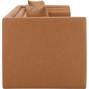 Manufacturer Color_Cognac -- Everett 88.5" Cognac Vegan Leather Upholstered Sofa IMAGE 7