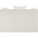  Manufacturer Color_Cream -- Everett Cream Vegan Leather Upholstered Chair IMAGE 3