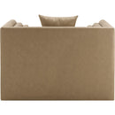  Manufacturer Color_Tan -- Everett Tan Vegan Leather Upholstered Chair IMAGE 3