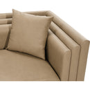  Manufacturer Color_Tan -- Everett 88.5" Tan Vegan Leather Upholstered Sofa IMAGE 10