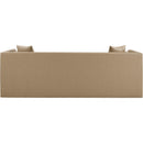  Manufacturer Color_Tan -- Everett 88.5" Tan Vegan Leather Upholstered Sofa IMAGE 3