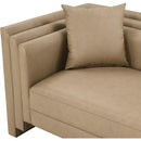 Manufacturer Color_Tan -- Everett 88.5" Tan Vegan Leather Upholstered Sofa IMAGE 9