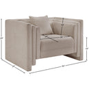  Manufacturer Color_Beige -- Meridian Everett Stationary Fabric Chair IMAGE 11