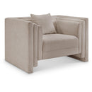  Manufacturer Color_Beige -- Meridian Everett Stationary Fabric Chair IMAGE 1