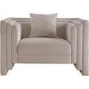  Manufacturer Color_Beige -- Meridian Everett Stationary Fabric Chair IMAGE 3