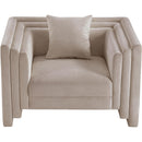  Manufacturer Color_Beige -- Meridian Everett Stationary Fabric Chair IMAGE 6