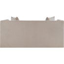 Manufacturer Color_Beige -- Meridian Everett Stationary Fabric Loveseat IMAGE 5