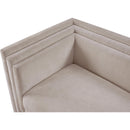  Manufacturer Color_Beige -- Meridian Everett Stationary Fabric Loveseat IMAGE 8