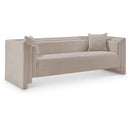  Manufacturer Color_Beige -- Meridian Everett Stationary Fabric Sofa IMAGE 1