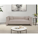  Manufacturer Color_Beige -- Meridian Everett Stationary Fabric Sofa IMAGE 2