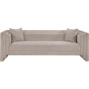  Manufacturer Color_Beige -- Meridian Everett Stationary Fabric Sofa IMAGE 3