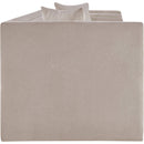 Manufacturer Color_Beige -- Meridian Everett Stationary Fabric Sofa IMAGE 4