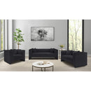  Manufacturer Color_Black -- Everett Black Chenille Fabric Upholstered Chair IMAGE 14