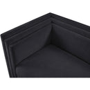  Manufacturer Color_Black -- Everett 88.5" Black Chenille Fabric Upholstered Sofa IMAGE 13