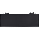 Meridian Everett Black Chenille Fabric Sofa IMAGE 5