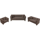  Manufacturer Color_Brown -- Everett Brown Chenille Fabric Upholstered Chair IMAGE 10