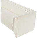  Manufacturer Color_Cream -- Everett 88.5" Cream Chenille Fabric Upholstered Sofa IMAGE 11