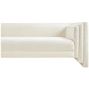  Manufacturer Color_Cream -- Everett 88.5" Cream Chenille Fabric Upholstered Sofa IMAGE 14